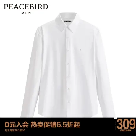 太平鸟男装 2023年春季新款衬衫长袖男士B1CAD1X21图片