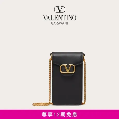 【线上限定】华伦天奴VALENTINO女士 LOCO 小牛皮链条手机包商品大图