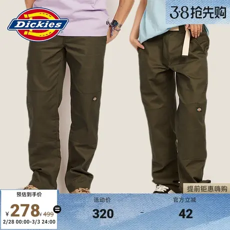 Dickies 春夏工装 休闲长裤 双膝裤男女情侣商品大图
