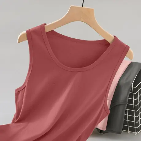 纯棉背心男士夏季外穿运动坎肩健身篮球跨栏汗衫吊带宽松无袖t恤商品大图