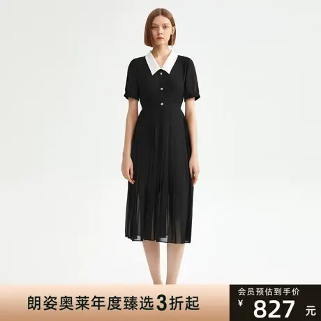 朗姿2023年夏季新款连衣裙商品大图