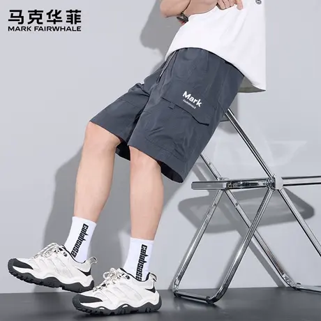马克华菲工装短裤男夏季2025新款潮牌美式五分裤宽松休闲裤子薄X商品大图