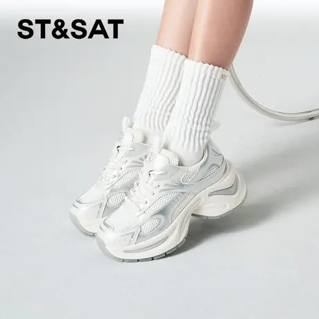星期六秋季舒适旅游外出厚底增高时尚潮流百搭女运动鞋SSC3112315商品大图