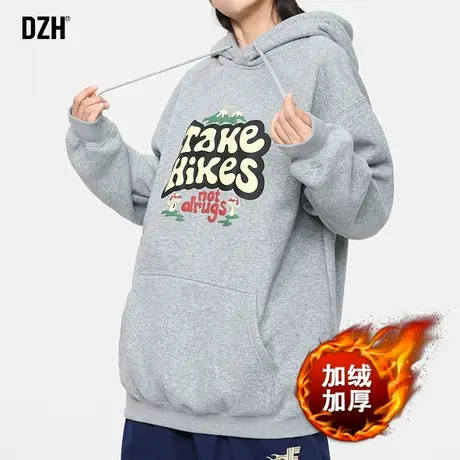男女同款连帽卫衣男秋冬款加绒加厚男士外套加绒冬季上衣2024新款图片