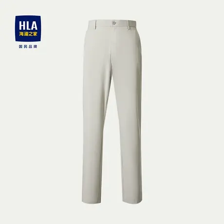 HLA/海澜之家新疆长绒棉休闲裤2024春夏新款柔软亲肤修身裤子男商品大图