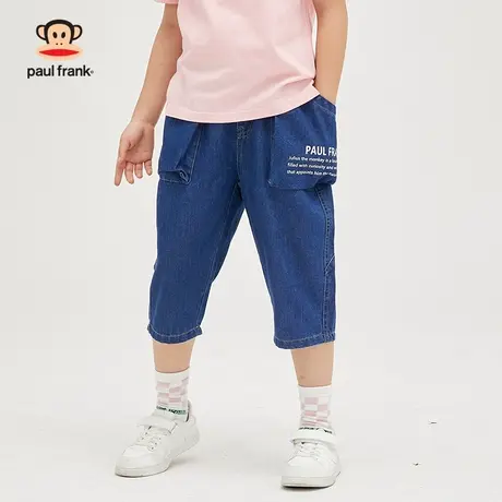 大嘴猴童装女童七分裤2023年夏季新品中大童外穿儿童薄款裤子商品大图