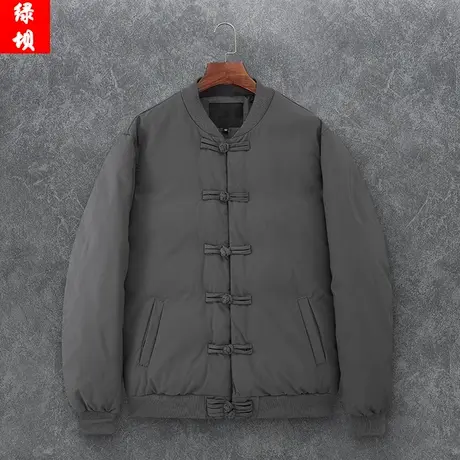 冬季中国风棉衣男盘扣复古棉袄短款唐装中式复古休闲保暖民族服装图片