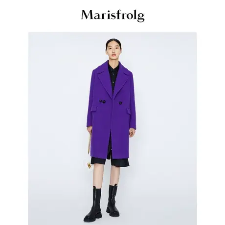 【奥莱清仓保暖季特价 】玛丝菲尔毛呢外套商品大图