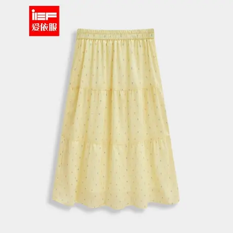 IEF/爱依服【微胖】大码女装2025夏季新款韩版甜美少女风百搭单裙图片