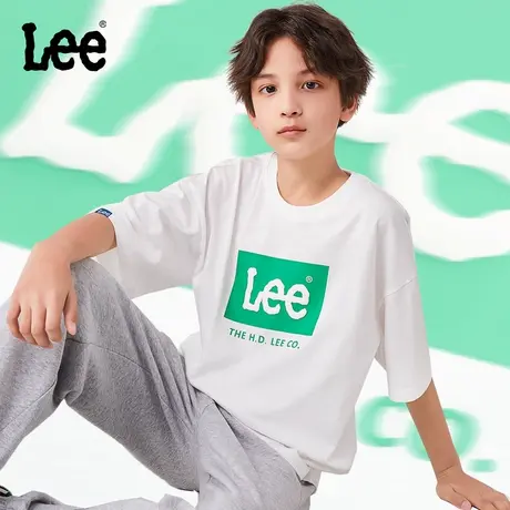 Lee儿童装夏季纯棉t恤2025新款男女童短袖衣服男孩半袖上衣潮夏装图片