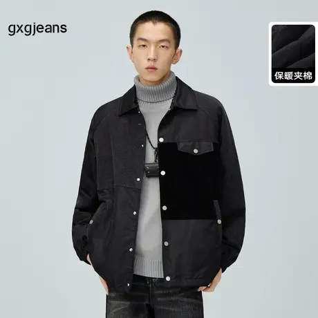 清仓gxg.jeans男装冬季翻领棉夹克JEX12101874图片