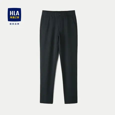 HLA/海澜之家直筒休闲裤23秋季新商务绅士微弹时尚简约舒适裤子男商品大图