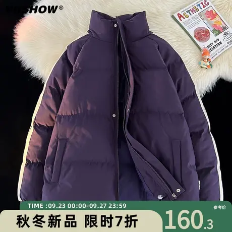 VIISHOW面包服ins潮棉服男冬季2023年新款韩版宽松棉衣棉袄男外套商品大图