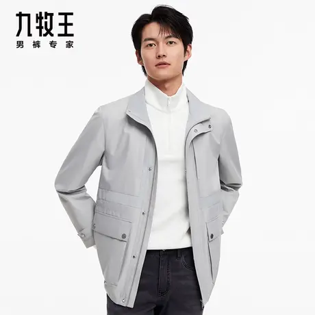 [功能防水]九牧王男装JW2C40417夹克23秋冬新款商场同款夹克SN商品大图