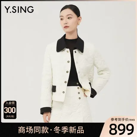 【商场同款】Y.SING衣香丽影2023冬季新款短外套棉服YMF11309302图片