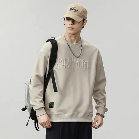 纯色百搭男士外穿卫衣秋冬款卫衣宽松大码重磅卫衣男士秋装卫衣图片