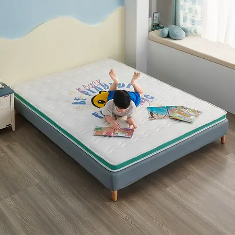 【全友XB.Duck联名款】全友家居小黄鸭青少年护脊儿童床垫117002商品大图