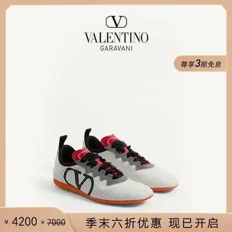 [季末优惠]华伦天奴VALENTINO女士 CHROMATHON 羊皮运动鞋图片