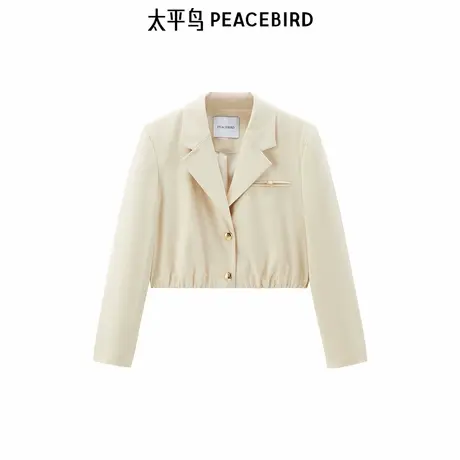 太平鸟女装年秋季新款截短收腰西装A1BAE3231图片