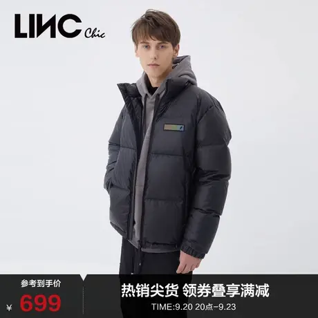 LINCCHIC金羽杰羽绒服男情侣款短款羽绒服男士冬季外套N21802182商品大图