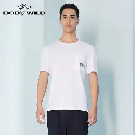 BODYWILD上衣t恤纯棉睡衣家居服短袖薄居家男士男生ZBN81TW1A商品大图