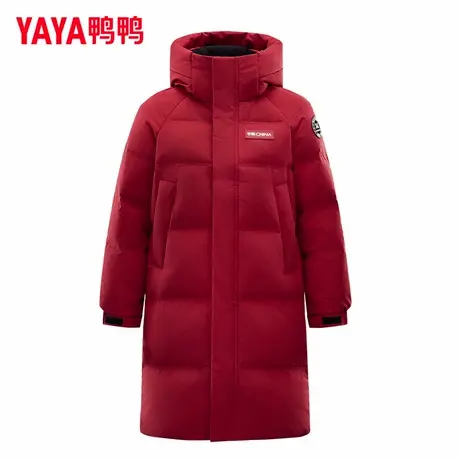 【时空道宇联名】鸭鸭儿童羽绒服女童2024冬季中长款连帽男童外套商品大图