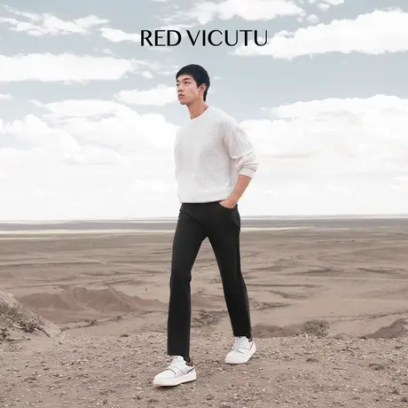 VICUTU/威可多牛仔裤男舒弹亲肤裤子商务通勤休闲百搭长裤图片