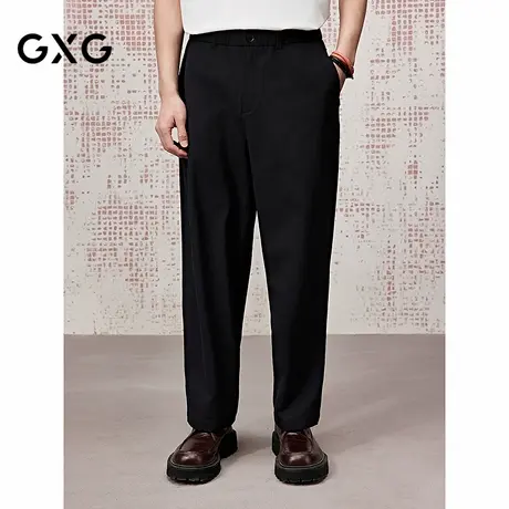 [商场同款]GXG男装 直筒西裤简约长裤休闲裤25夏新品G25X022066商品大图