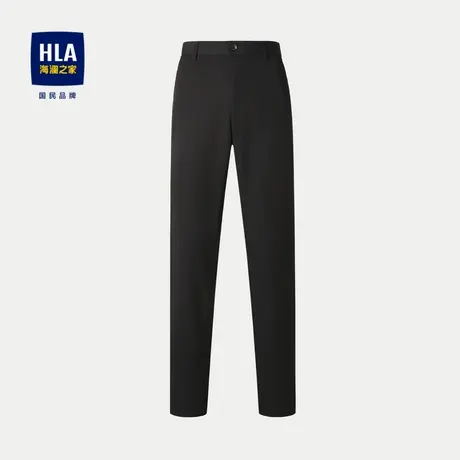 HLA/海澜之家国民臻品休闲裤2024春夏新款修身中腰直筒裤子男商品大图