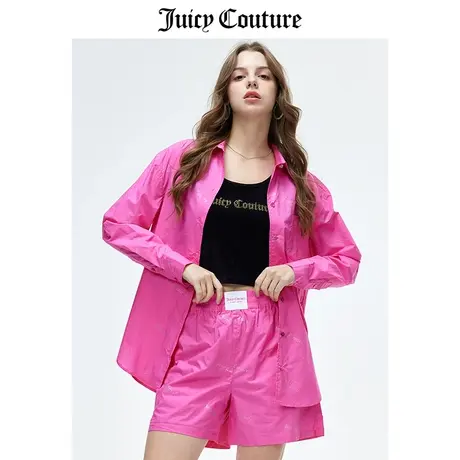 Juicy Couture橘滋衬衫女2023春季新款潮流设计感小众长袖上衣商品大图