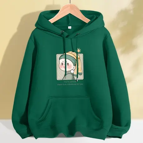 连帽卫衣女秋季薄款外套2023年新款春秋装宽松百搭小个子秋装上衣商品大图