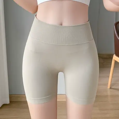 高腰蜜桃提臀短裤女弹力收腹瑜伽裤打底夏季显瘦防走光外穿鲨鱼裤图片