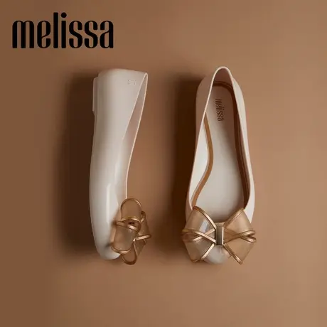 【预售】Melissa梅丽莎蝴蝶结圆头平底通勤女士单鞋33633商品大图