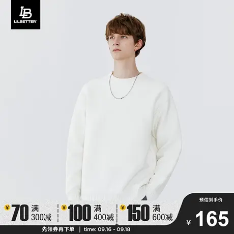LiLbetter毛衣男高级感秋季新款线衣潮流百搭上衣休闲慵懒针织衫图片