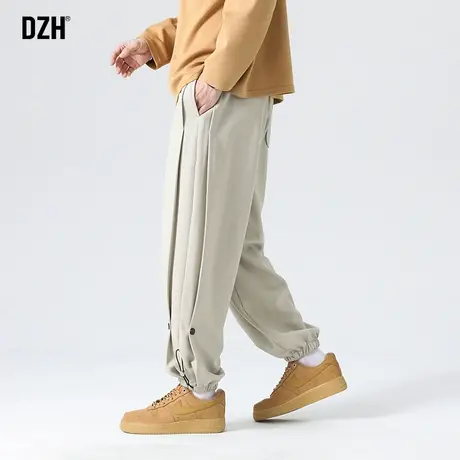 男士束脚休闲裤男秋季宽松裤子设计感小众卫裤2023新款哈伦裤长裤商品大图