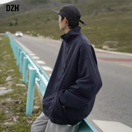 男士户外工装立领冲锋衣男2023年新款秋季高级感外套潮牌休闲夹克商品大图