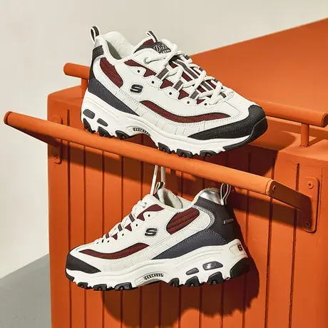 Skechers斯凯奇夏季女鞋熊猫鞋老爹鞋厚底增高休闲运动鞋时尚百搭商品大图