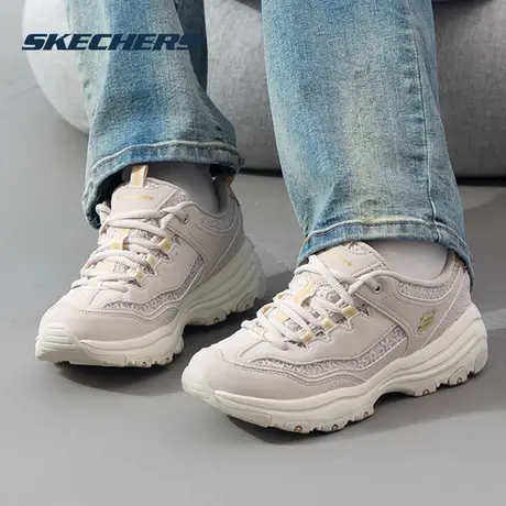 斯凯奇（Skechers）2025新款熊猫鞋女鞋老爹鞋增高运动鞋休闲鞋商品大图