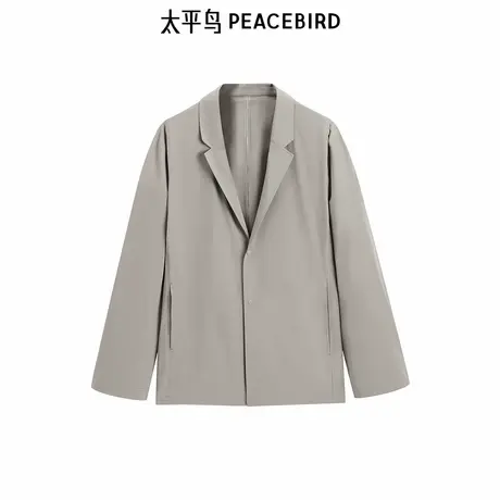【商场同款】太平鸟男装西服25春新款修身四面弹外套潮 B1BAF1405图片