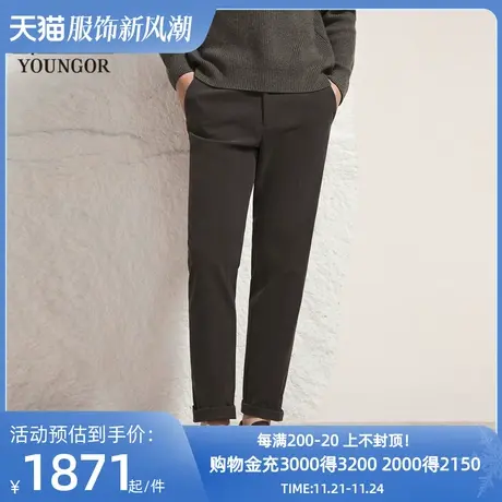 【商场同款】雅戈尔男士长裤秋冬新款官方商务休闲长裤男S3934商品大图