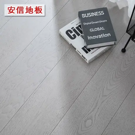 安信橡木三层实木银灰橡木锁扣地板地暖适用环保等级ENF商品大图