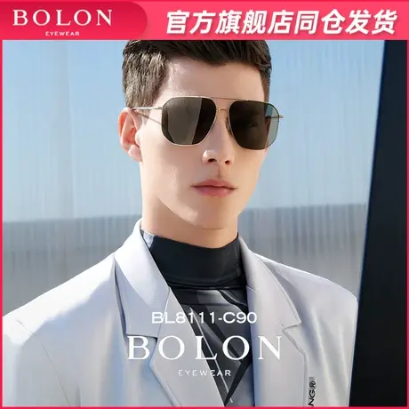 BOLON暴龙眼镜2023新品太阳镜经典飞行员偏光墨镜男驾驶镜BL8111商品大图