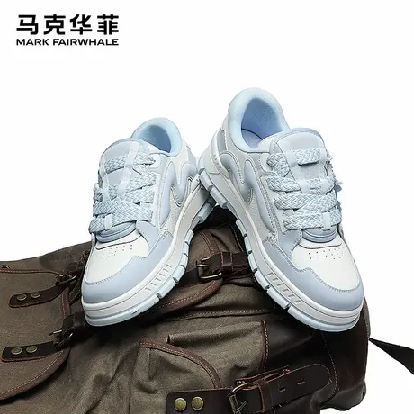 马克华菲官方旗舰店小白鞋男夏季网红爆款潮牌高级感厚底休闲板鞋商品大图
