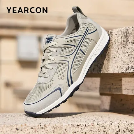 意尔康男鞋2026春季新款低帮运动休闲单鞋男士英伦透气户外工装鞋商品大图