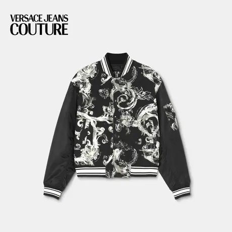 【春夏新品】VERSACE JEANS COUTURE 男士Couture丹宁飞行员夹克商品大图