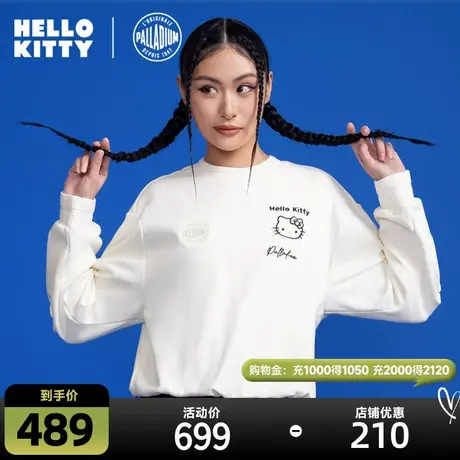 PALLADIUM帕拉丁HelloKitty联名宽松印花时尚潮流圆领卫衣199971商品大图