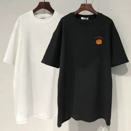 中长款夏季短袖t恤上衣2022年新款打底衫春秋内搭宽松百搭慵懒风图片