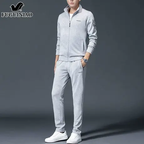 富贵鸟男士休闲运动服套装2025春季新款长袖卫衣搭配潮流一套男装图片