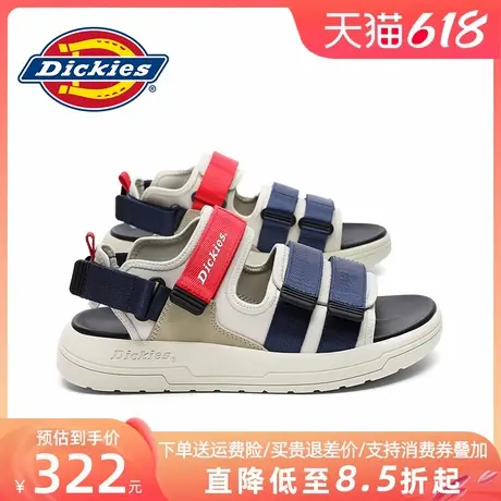 Dickies凉鞋男2025新款男鞋夏季春夏外穿拖鞋两用防滑男士沙滩鞋商品大图