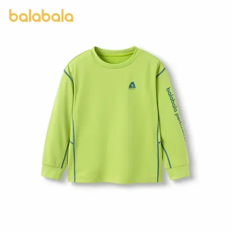 【bp】巴拉巴拉儿童T恤中性2025新款秋装抽湿衣速干弹力亲肤户外图片